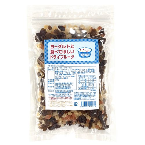 4.57356E+12







正栄食品工業
ヨーグルトと食べてほしいドライフルーツ