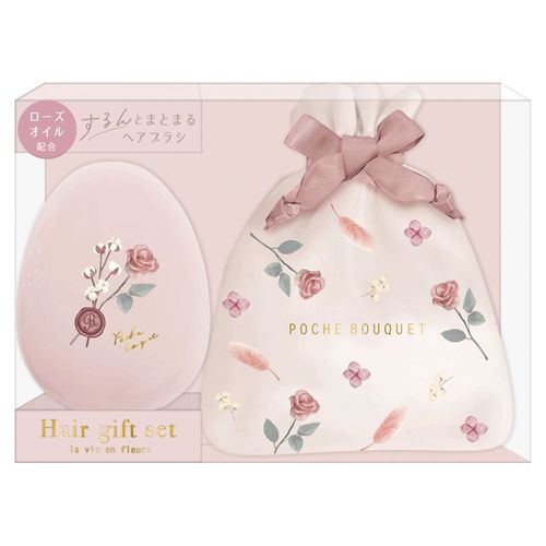 4550391891566



89156



クーリア
ポシェブーケ ヘアブラシ＆巾着 ピンク
