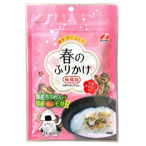 4.96228E+12







合食
季節限定春のふりかけ 梅風味