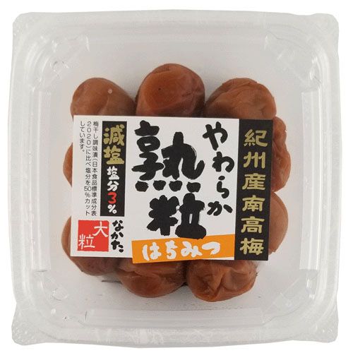 4.90405E+12







中田食品
減塩やわらか熟粒はちみつ 大粒