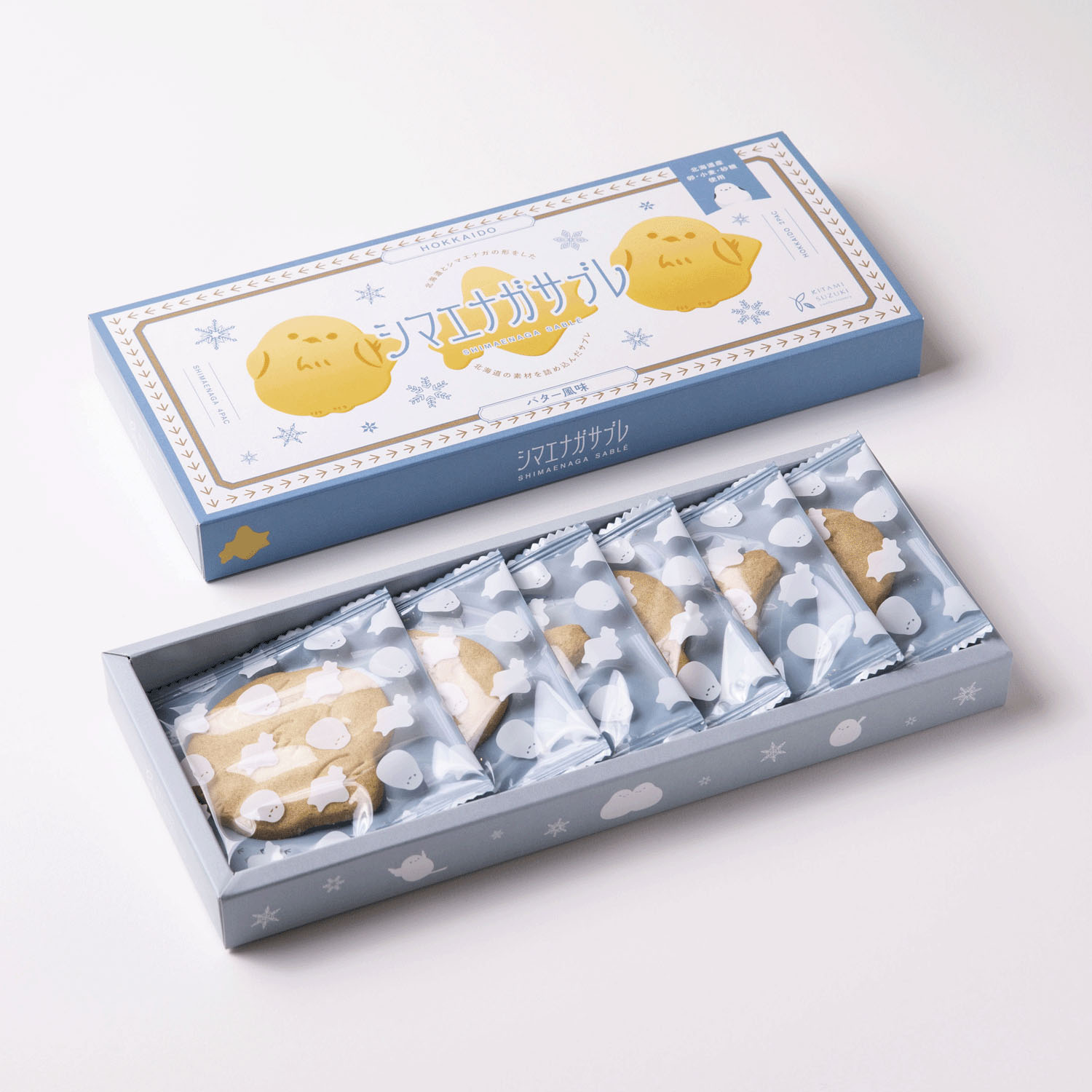 4901823050486



6ﾏｲ 3ｹﾀﾊﾞ



北見鈴木製菓
シマエナガサブレ・プレーン6枚