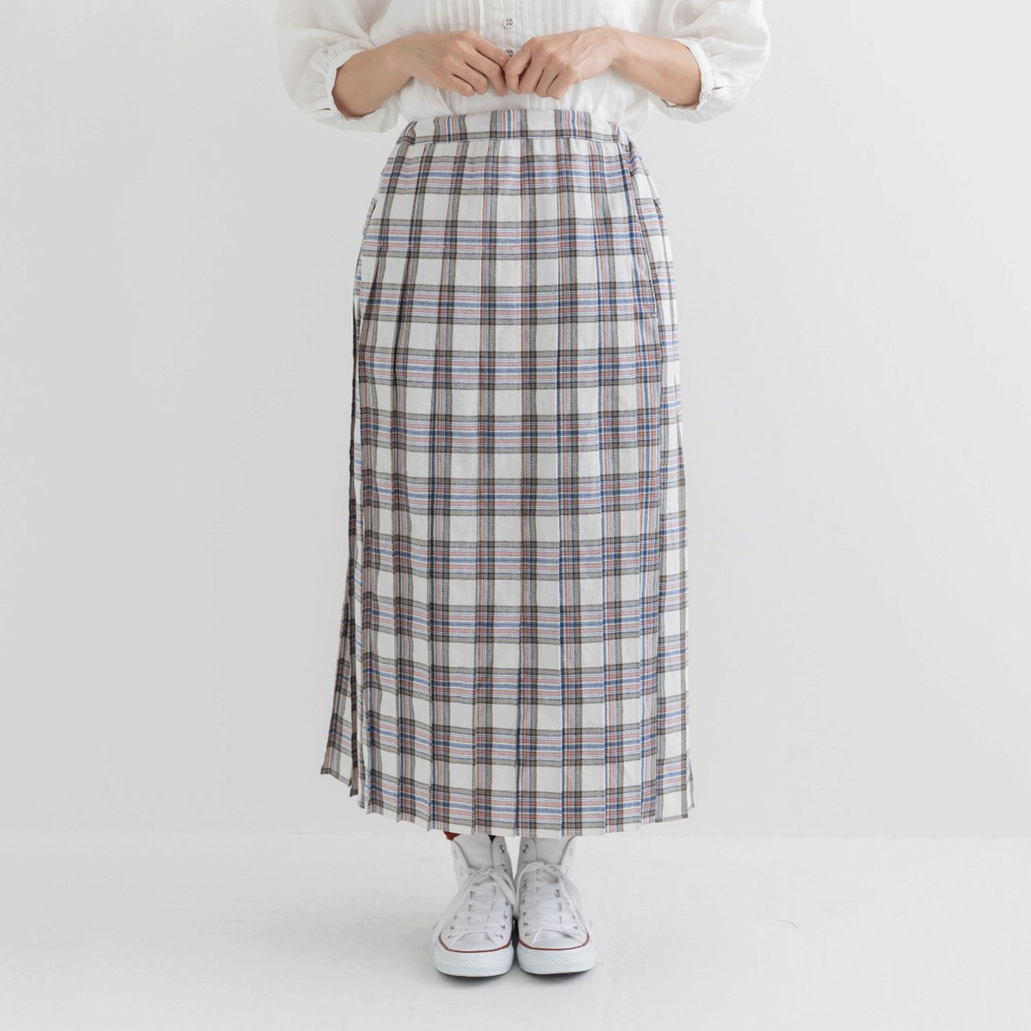 0



0



ＹＵＲＫプラン
YURK geniet van 綿麻チェックタックスカート