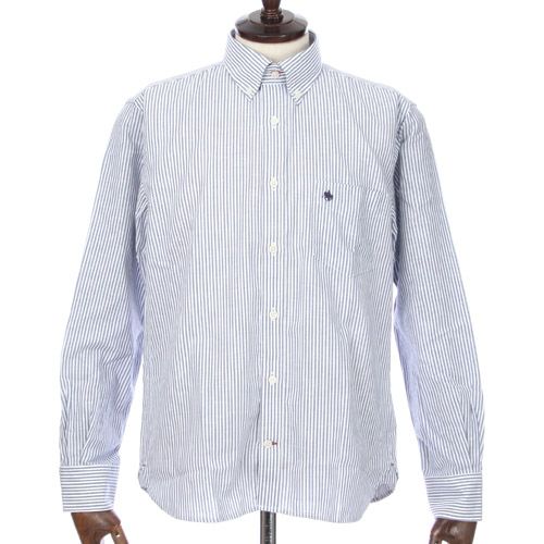 山喜　
POLO 麻混ストライプシャツ