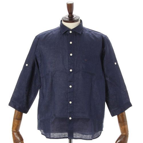 山喜　
POLO 麻7分袖シャツ