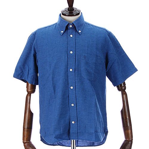山喜　
POLO 麻混 半袖シャツ