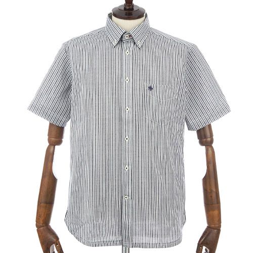 山喜　
POLO 鹿の子ストライプシャツ