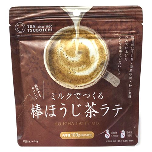 つぼ市製茶本舗
ミルクで作る棒ほうじ茶ラテ