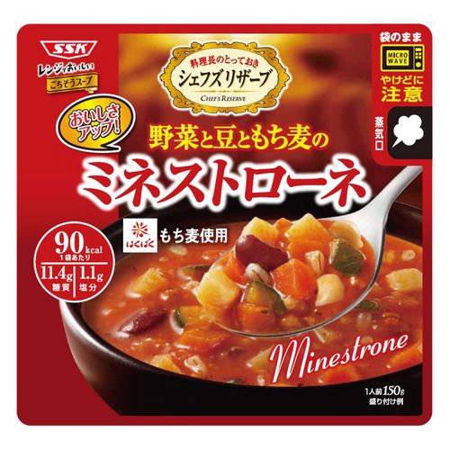 4901688706696







清水食品
野菜と豆ともち麦のミネストローネ