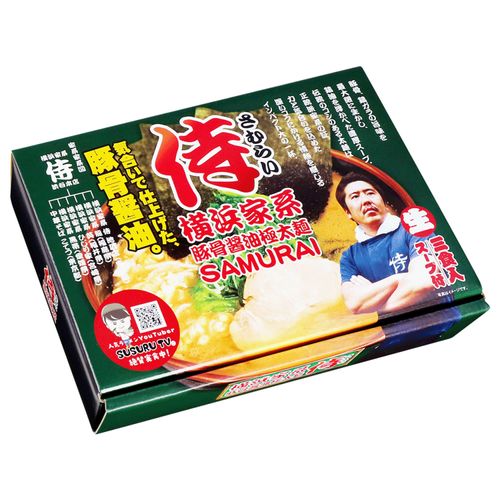 4972874607226



PB-174



久保田麺業
横浜家系ラーメン侍（生麺3食スープ付）