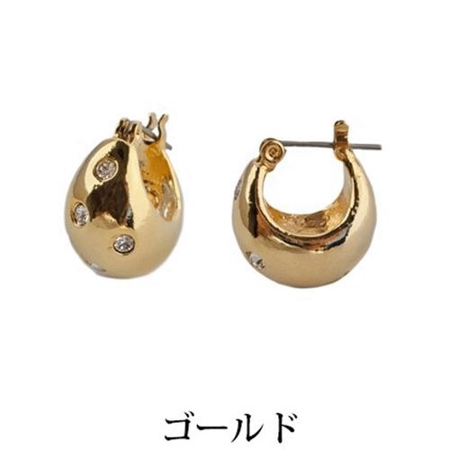 小川
日本製dotstoneフープキャッチレスピアス