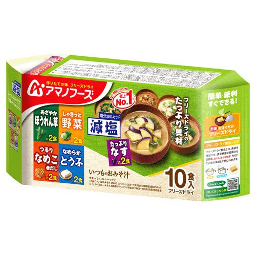 4971334212093







アサヒグループ食品
いつものおみそ汁 減塩10種バラエティセット