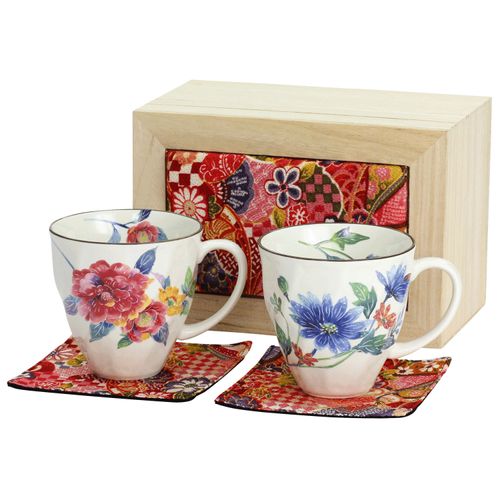 4543945039101



03910



セラミック藍
花衣 ペアマグカップ（ちりめん木箱）