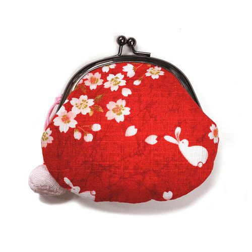 祐馬工芸
桜うさぎ付 2・5口金小銭入