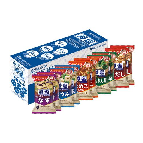 4971334209673







アサヒグループ食品
減塩いつものおみそ汁 5種セット10食C
