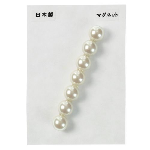 ノブレス
8ミリ7連パールマグネットブローチ