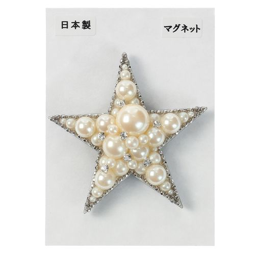 ノブレス
星パールマグネットブローチ