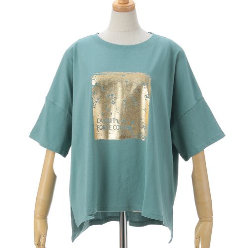 オンアンドオン
le colis ドライタッチワイドロゴTEE 接触冷感