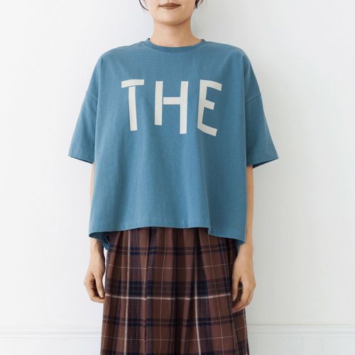 ピープル
kermu リサイクルコットン天竺 ロゴプリントTシャツ