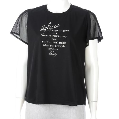 グリーンフィールド
袖パワーネットデザインTシャツ