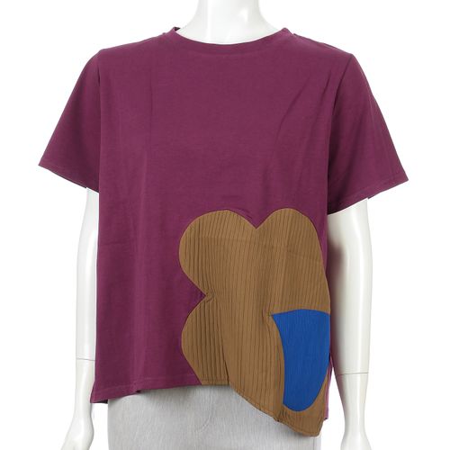 豊和コーポレーション
花プリーツ切替Tシャツ