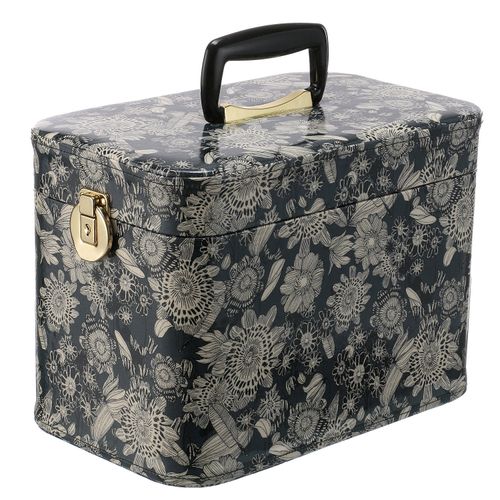 吉田箱工業
トレンケース33cmブラックラインフラワー柄