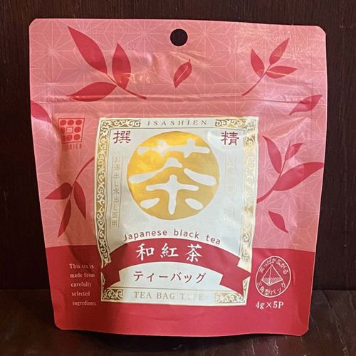 4970606134187







井指製茶
丸茶ミニ和紅茶ティバッグ5包入