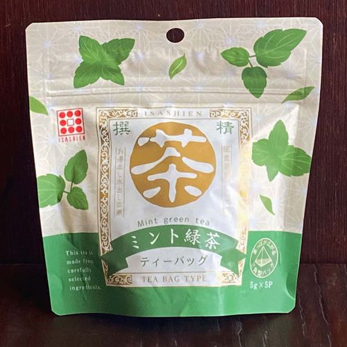 4970606134118







井指製茶
丸茶ミニミント緑茶5包入