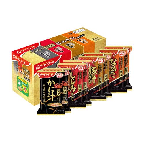 4971334209796



アサヒグループ食品　
アマノフーズおいしさ贅沢おみそ汁4種8食（ケース販売）