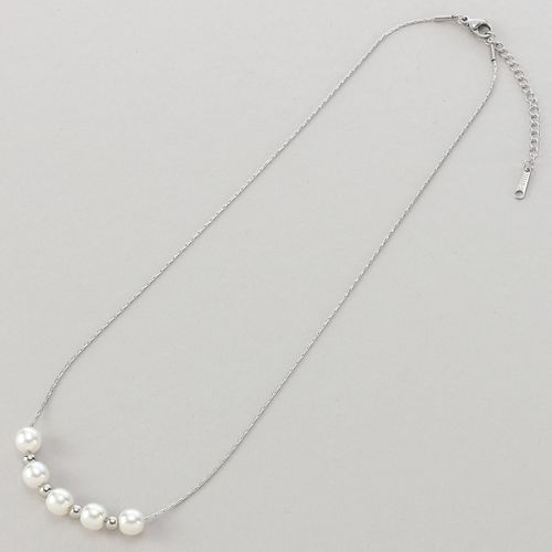 ＣＪ・Ｋｅｎｗａ　Ｉｎｔｅｒｎａｔｉｏｎａｌ
ステンレスネックレスパール