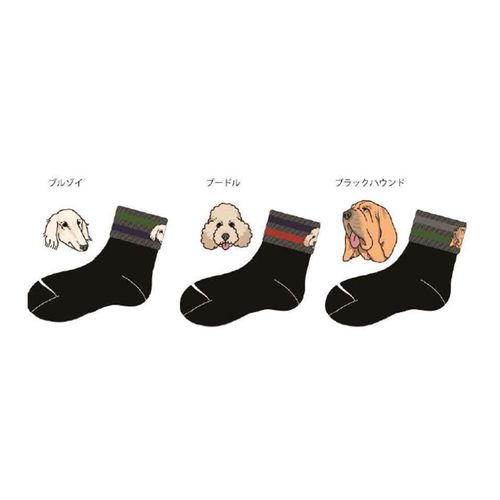 三高
アニマル刺繍ソックス 3Pソックス