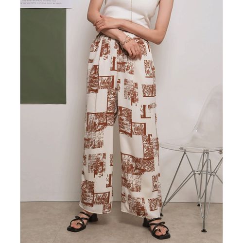 光世　
Palm Riche モノトーン柄リラックスパンツ