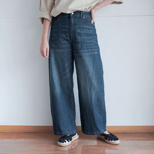 アパレルアイ　
TCストレッチデニムカーブパンツ