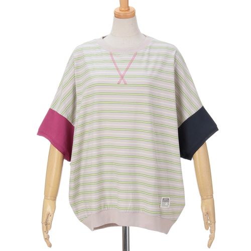 グラティア
GENTIL ボーダー裾リブ変形Tee