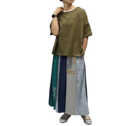 グラティア
GENTILスリットメッシュ肩切替ワイドTee