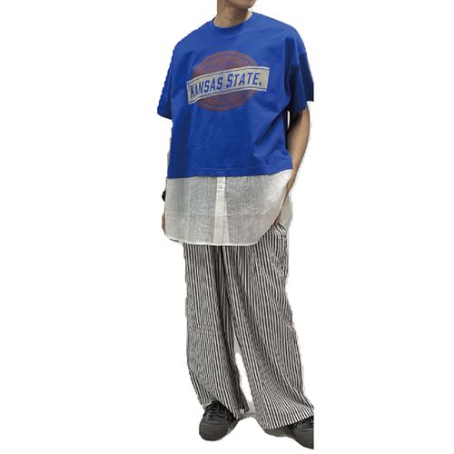 グラティア
GENTILシャツレイヤード風プリントT