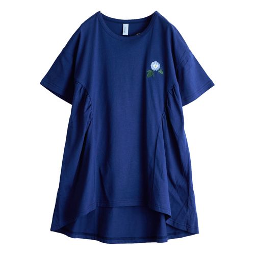 ドライブ
Emagoアサガオ刺繍フレアT