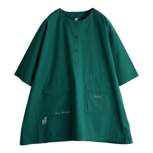 ドライブ
Emagoヤギの文通刺繍ブラウス