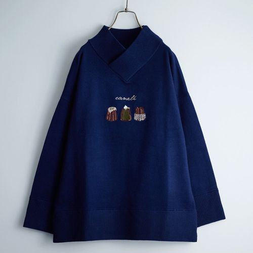 ドライブ
Emagoカヌレ刺繍プルオーバー