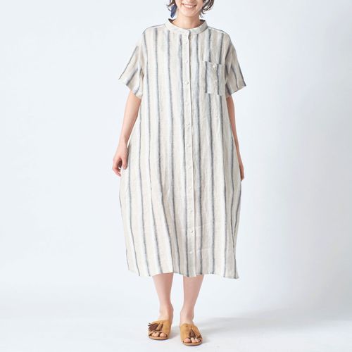 ボールＮ．Ｔ
ubasoku バンドカラーワンポケシャツワンピース