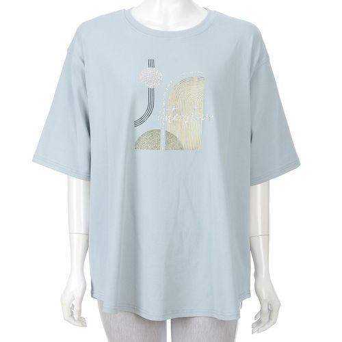 三澤　
グリッタープリントTシャツ