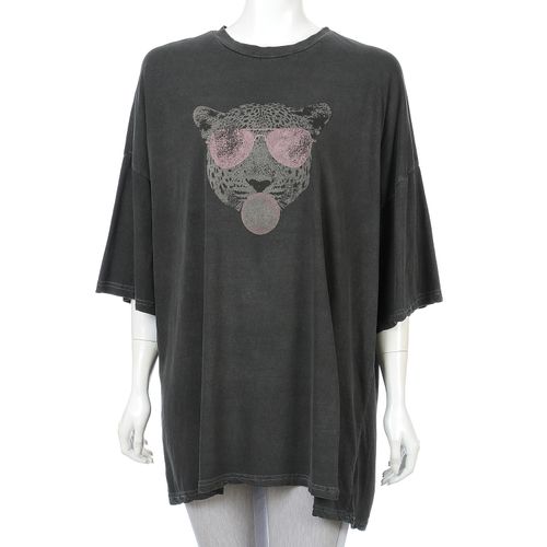 セブンデイズ
SEVENSENSEピンクめがねチーターTee