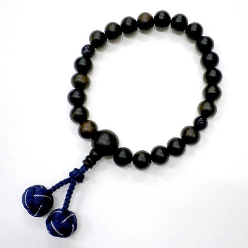 1



京念珠刑部
紳士用数珠 縞黒檀 青虎目石