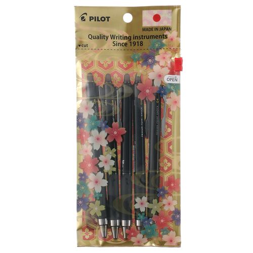 4902505609350







パイロットコーポレーション
パイロット フリクションポイントノック 0．4mm 同色5本セット／ 花柄