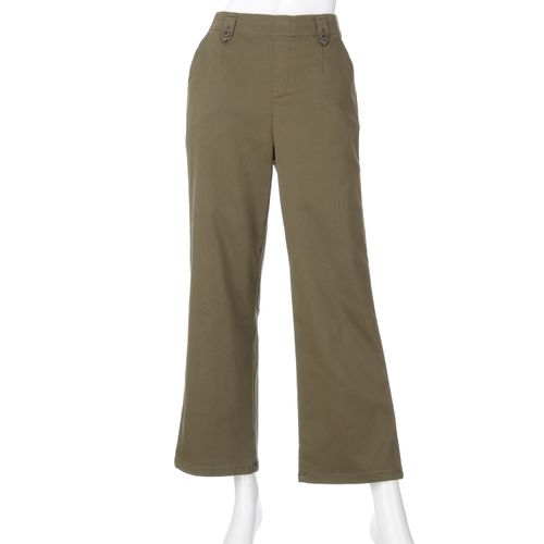 アパレルアイ　
aiai綿サテンストレッチシュッとストレートパンツ