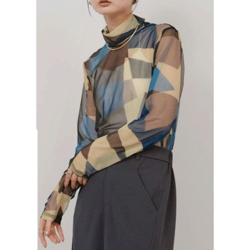 光世　
PalmRicheオリジナル幾何学シアートップス