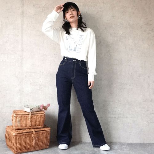佐藤安商店
Emmaリサイクルデニム大人フレアパンツ