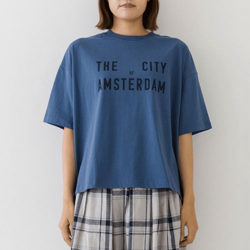 ピープル
kermu接触冷感コットン天竺ロゴプリントTシャツ