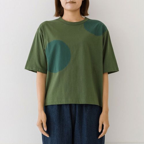 ピープル
kermu接触冷感コットン天竺サークルパッチワークTシャツ