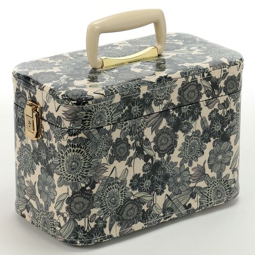 吉田箱工業
トレンケース30cm ブラックラインフラワー柄