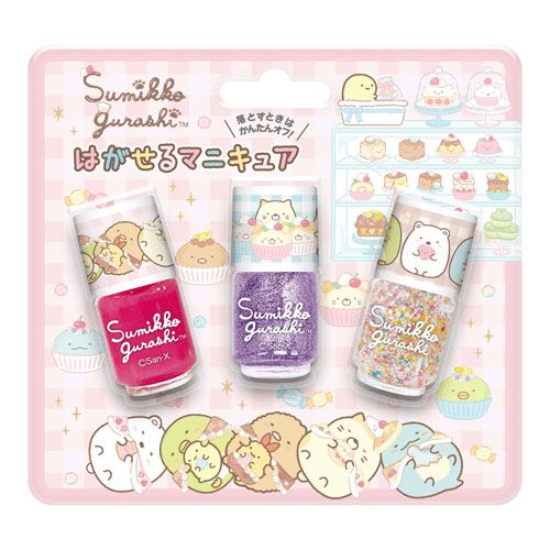 4548387432770







粧美堂　
すみっコぐらし はがせるマニキュア3本セット